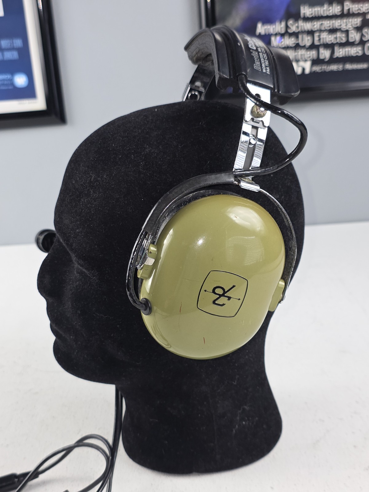 Vintage DAVID CLARK Model H10-30 Pilot's Aviation Headset with Mic UNTESTED