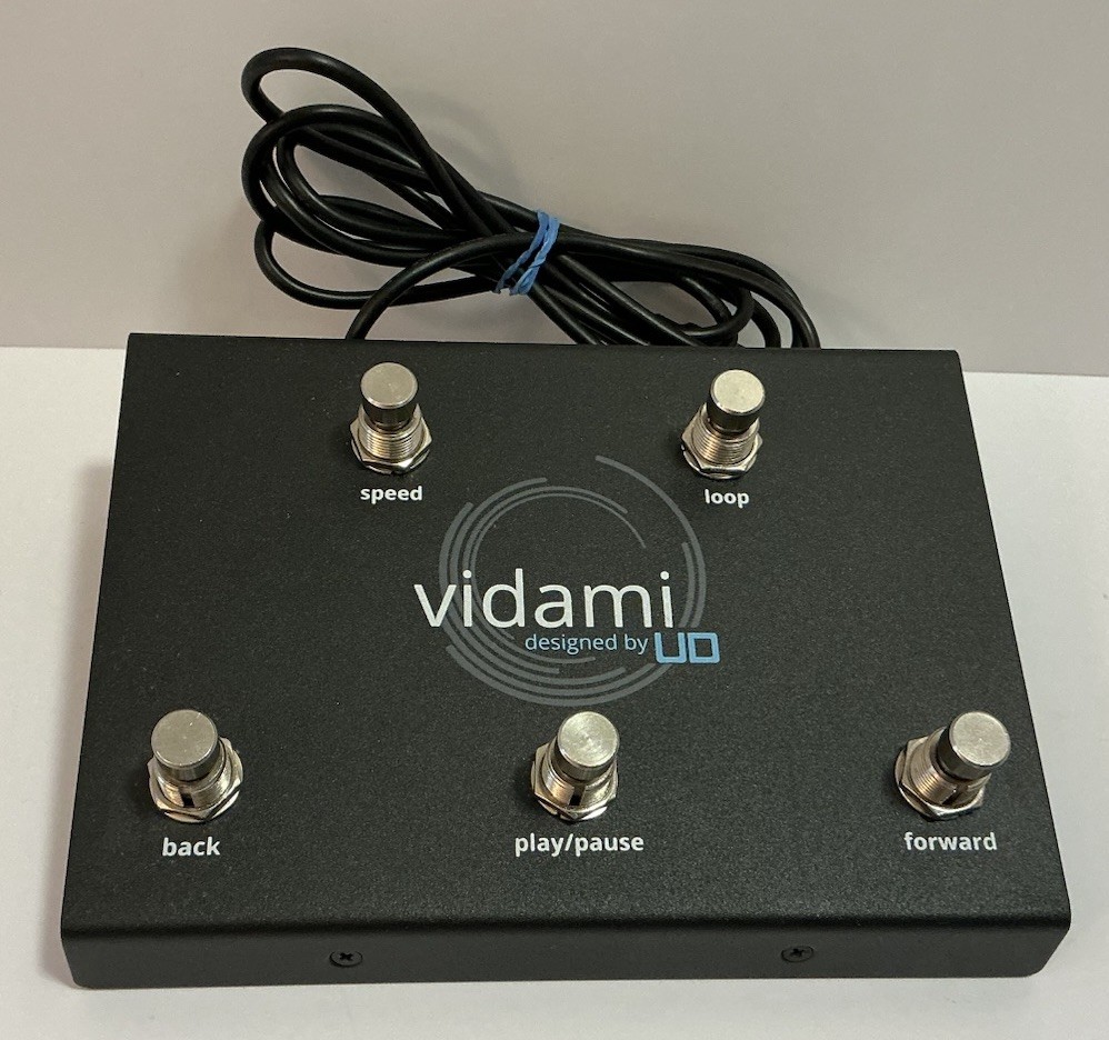 VIDAMI VIDEO LOOPER PEDAL AUDIO INTERFACE HANDS FREE FOOT PEDAL YOUTUBE 20VC1