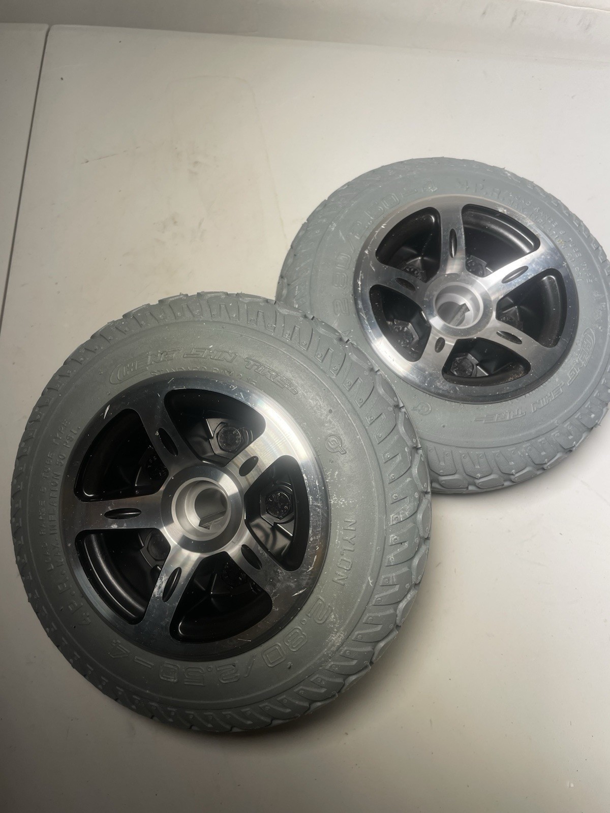 Merits P320 Drive Wheels 2.80/2.50-4 For Power Wheelchair Foam Filled