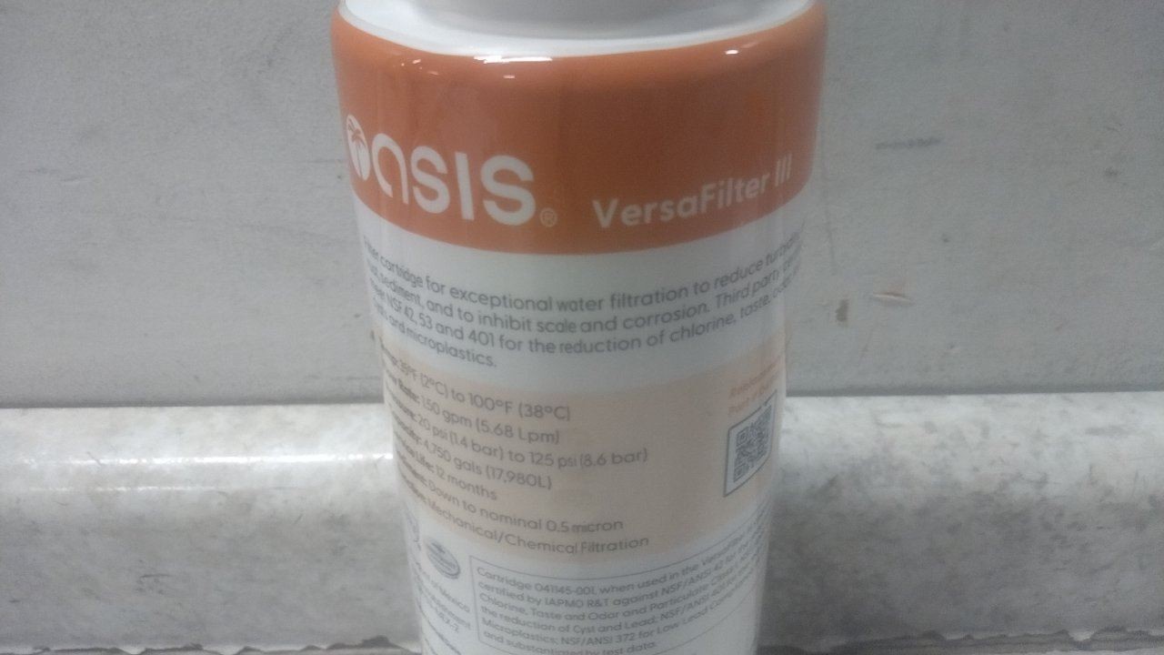 Oasis 041253-001 Filter Kit