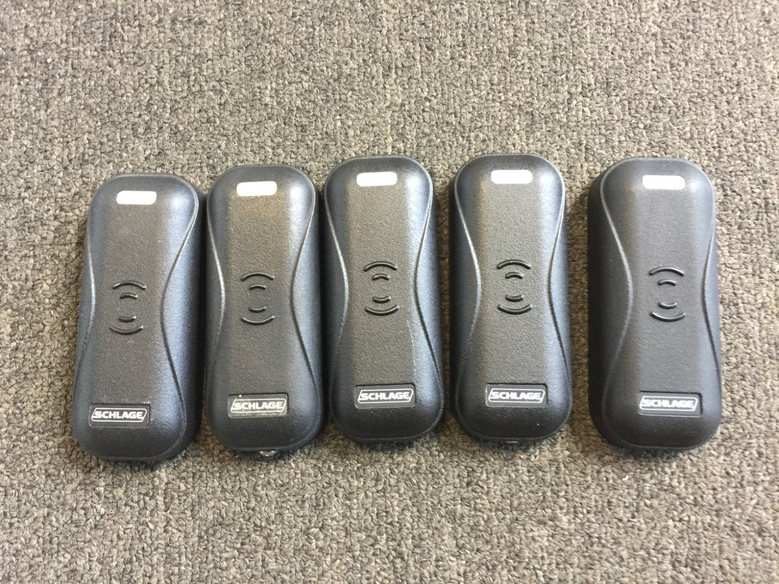 Lot of 5 SCHLAGE APTIQ SM10 Access Control Card Readers, Black-30 day wty