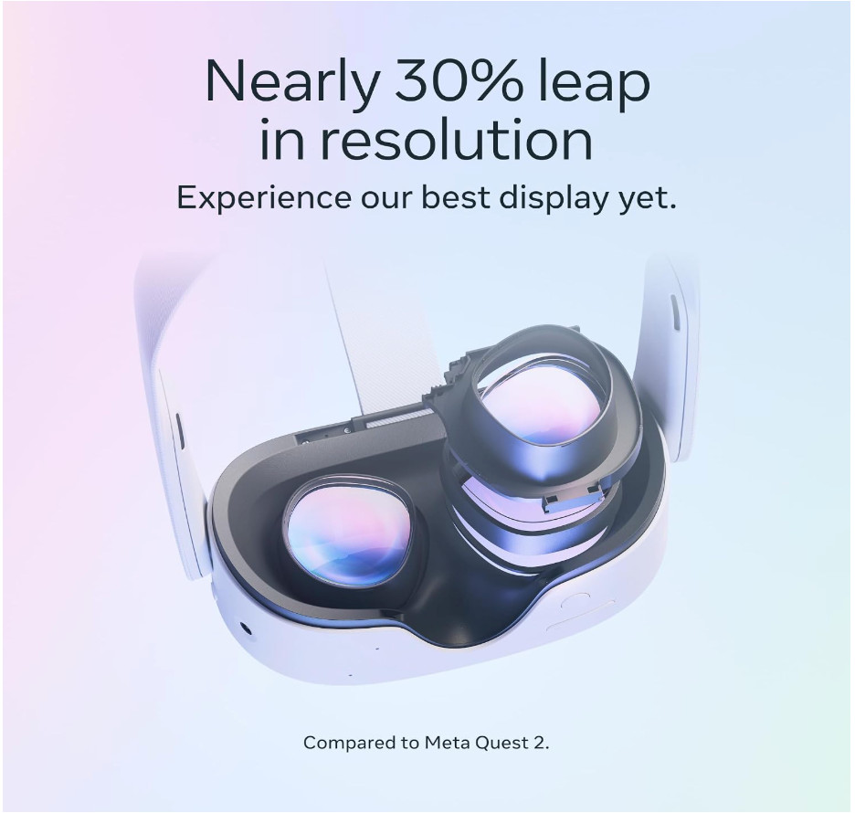 Meta Quest 3 512GB Standalone VR Virtual Reality Gaming Headset & Controllers