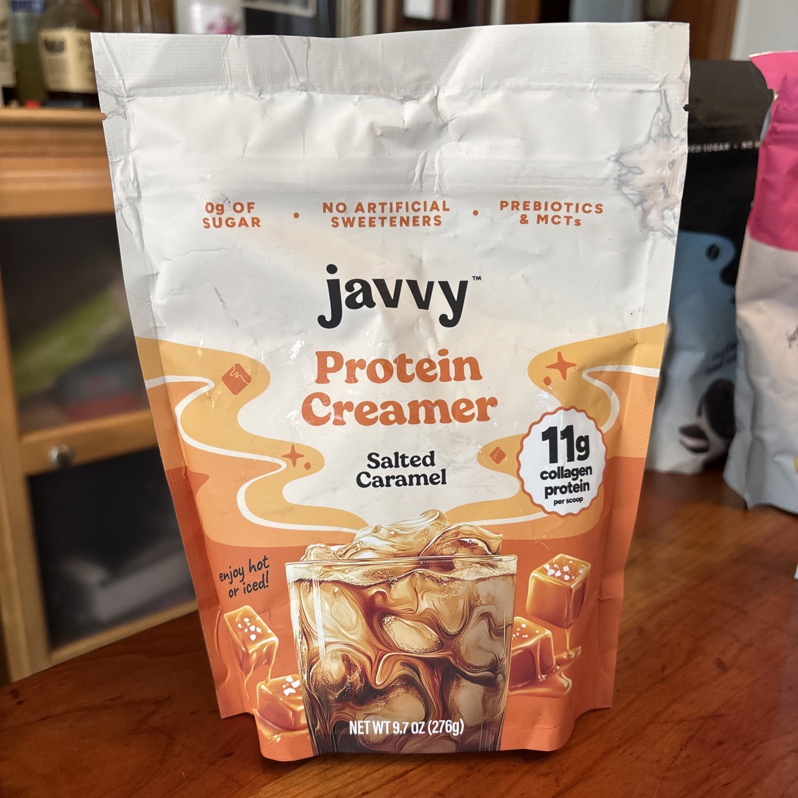 Javvy Protein Creamer Salted Carmel 9.7oz