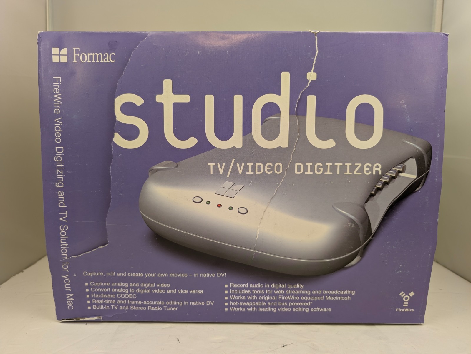 FORMAC STUDIO FireWire TV / Video Digitizer for Mac | FS 1042-0 USED | PRISTINE