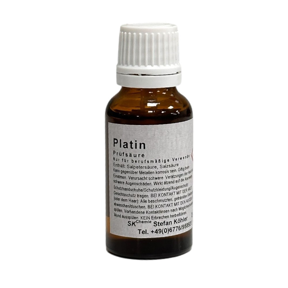 Test Acid for silver, platinum, stainless steel