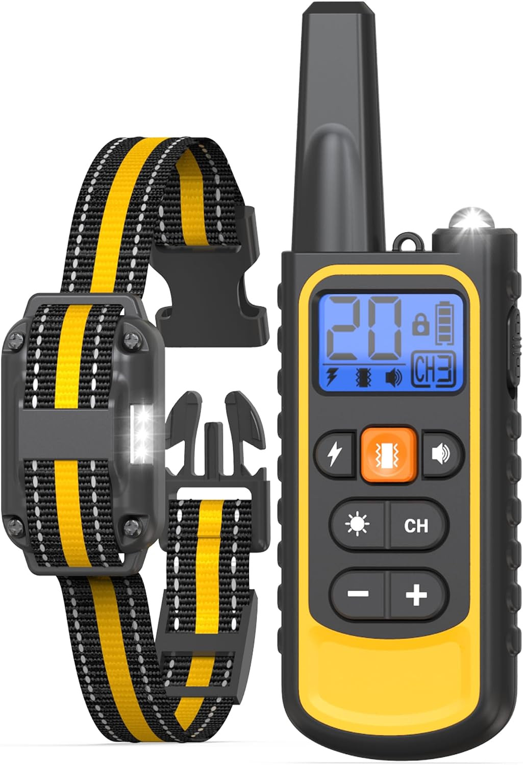 Dog Shock Collar with Remote Control for Small Medium Large Dogs, 3300FT Waterpr