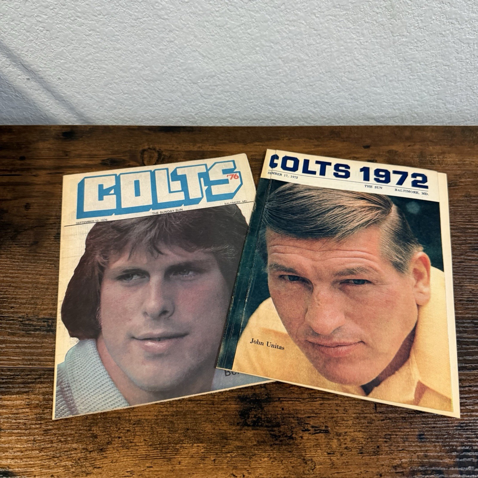 Baltimore Colts 1972 1976 Colts Magazine Yearbook John Unitas Bert Jones Lot