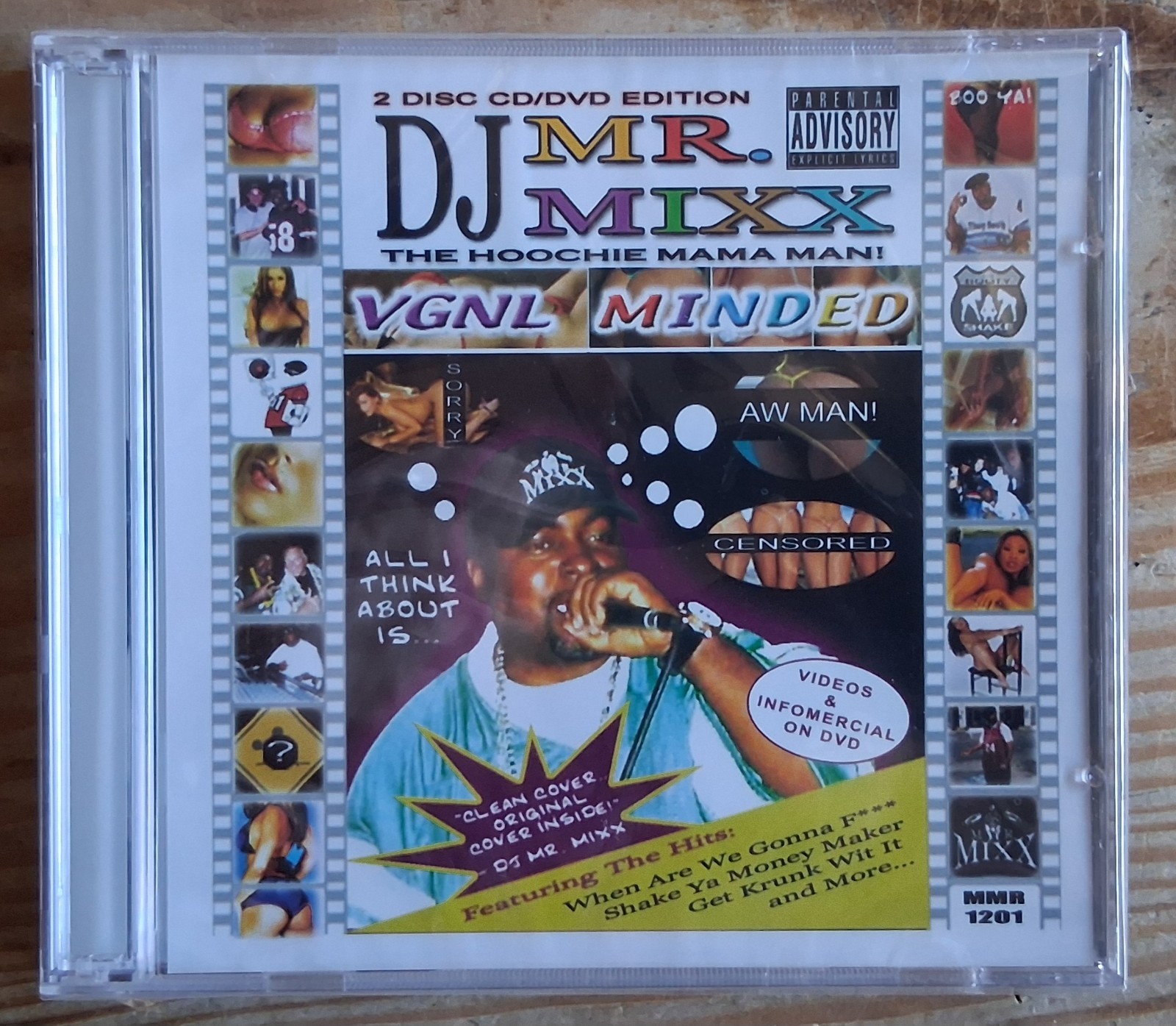 Dj Mr Mixx* – VGNL Minded *Rare Brand New / Still Sealed Hip-Hop  2 disc CD-DVD