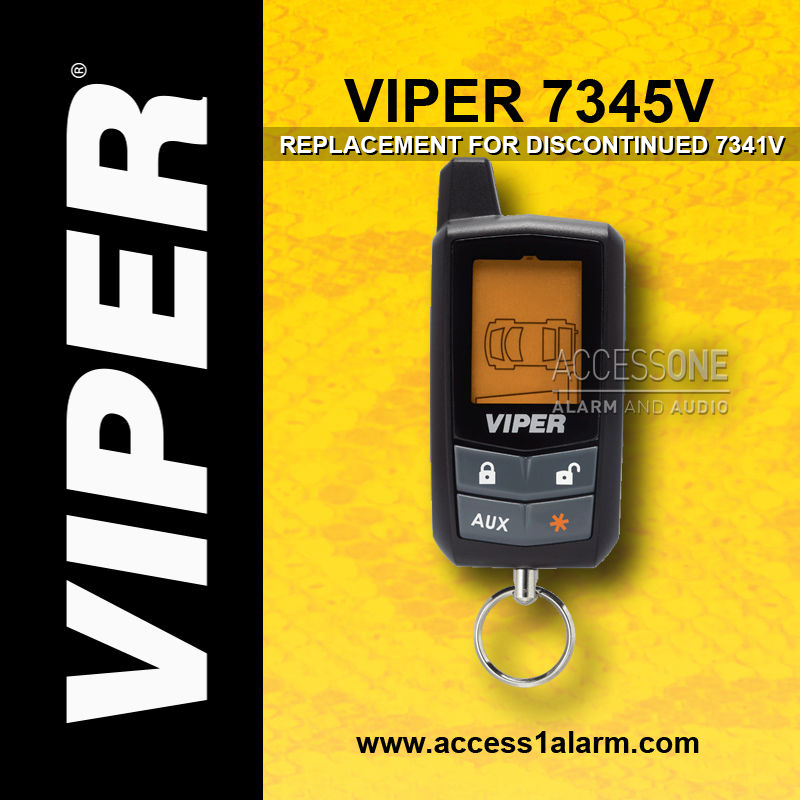 Viper 7345V 2-Way LCD Replacement Remote Control For The Viper 4305V System