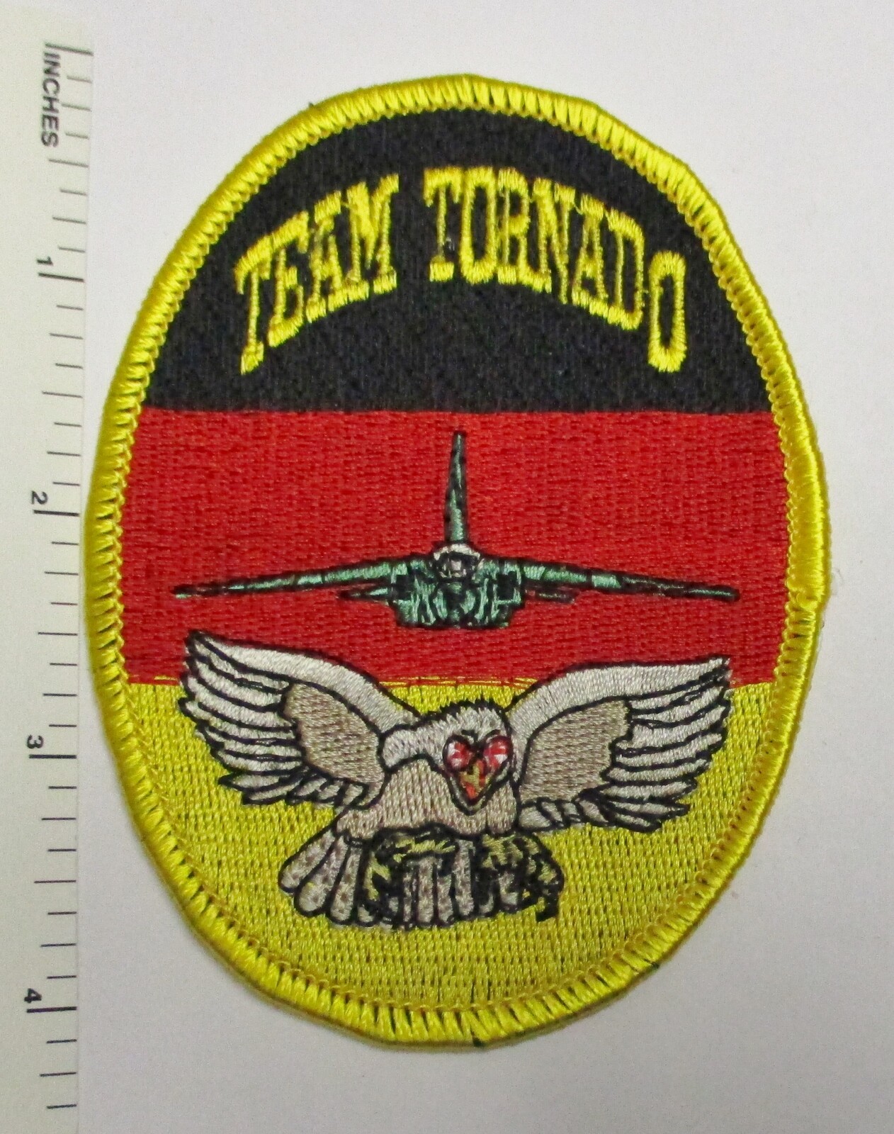 GERMAN AIR FORCE TEAM TORNADO AIRCRAFT PATCH Original Vintage