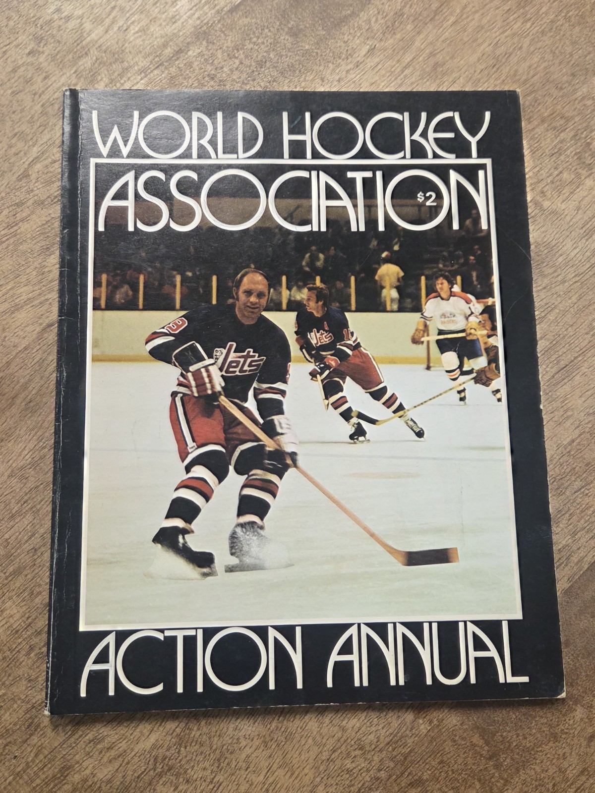 Vintage World Hockey Association WHA Action Annual Hockey Book Bobby Hull RARE