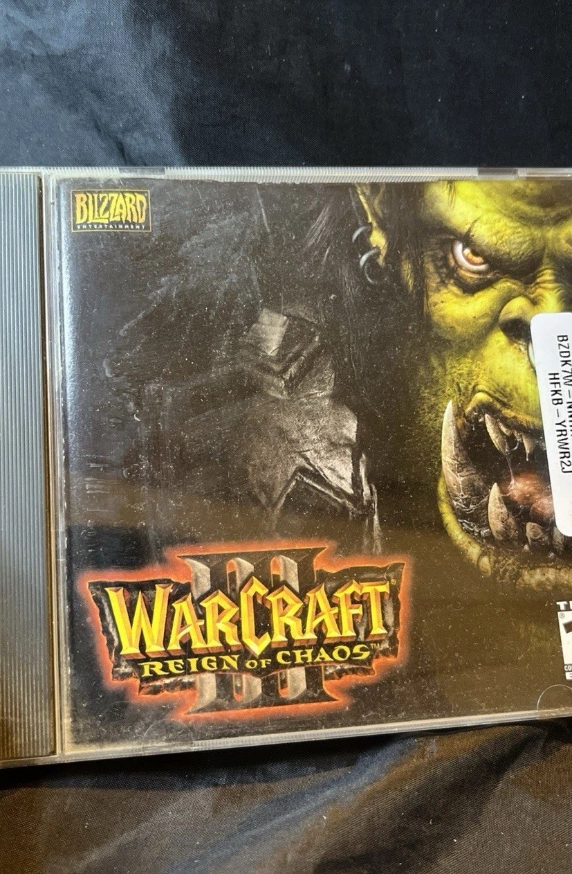WarCraft III 3 (PC, Mac 2002) CD Game Reign of Chaos
