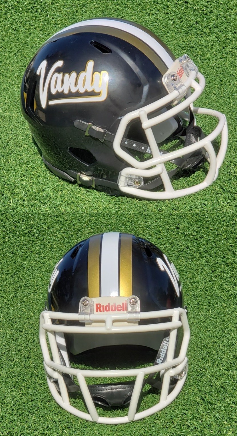 VANDERBILT COMMODORES 1979-83 FOOTBALL MINI HELMET