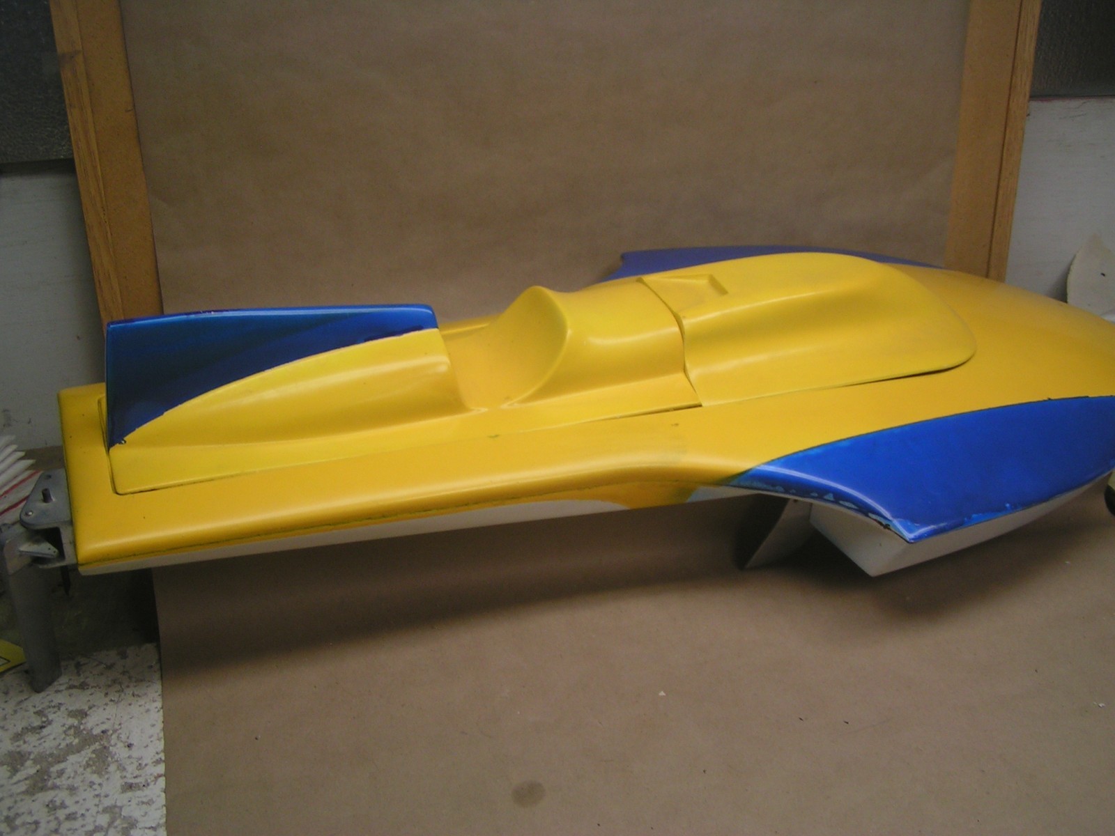 36" HydroPlane, Fiberglass, Shovel Nose, PROJECT, looks like it's never been run