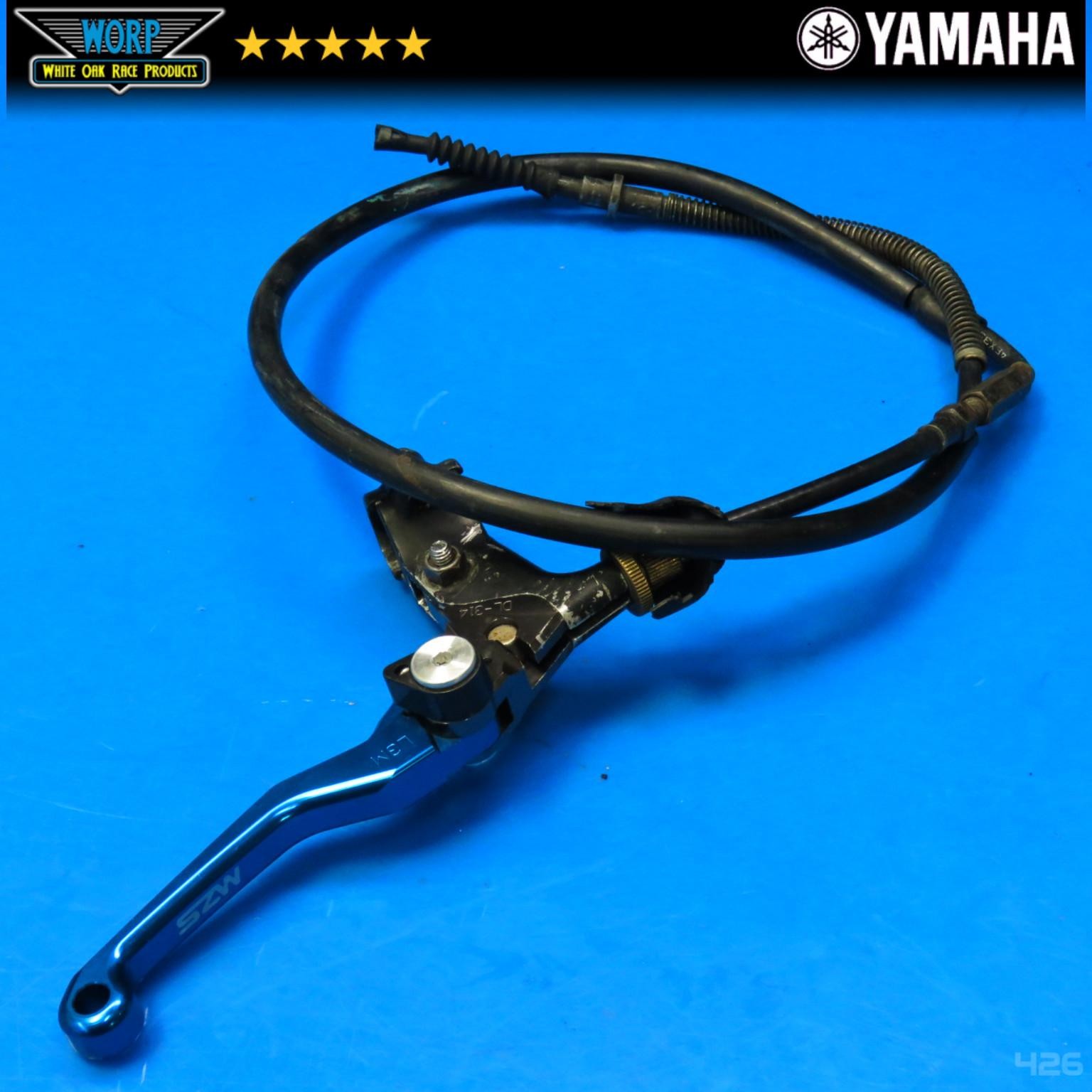 1993 YAMAHA YZ125 CLUTCH CABLE + LEVER HANDLEBAR PERCH MOUNT ~ 89-93