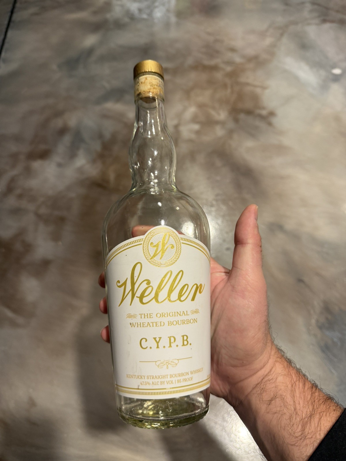 Weller Cypb Empty Unrinsed Bottle