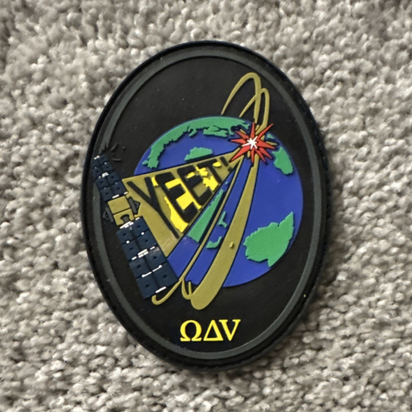 USSF Patch YEET Satellite Space Force ΩΔV