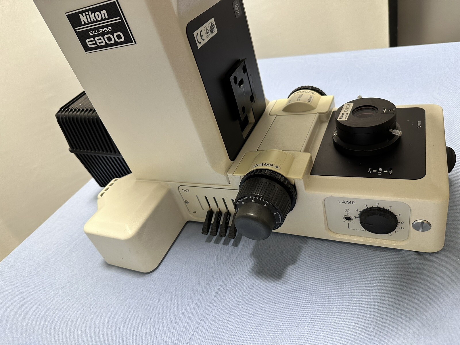 Nikon Eclipse E800 E800M Microscope, VFM, Photo Head V-TP VTP, C-LP CLP