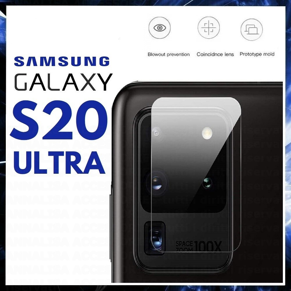 For SAMSUNG GALAXY S20 ULTRA CAMERA LENS PROTECTOR REAR TEMPERED GLASS FILM S 20