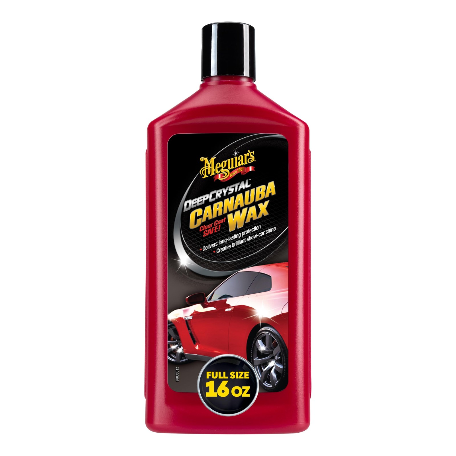 Meguiar's Deep Crystal Carnauba Wax, High-Grade 16 Fl Oz (Pack of 1), Factory