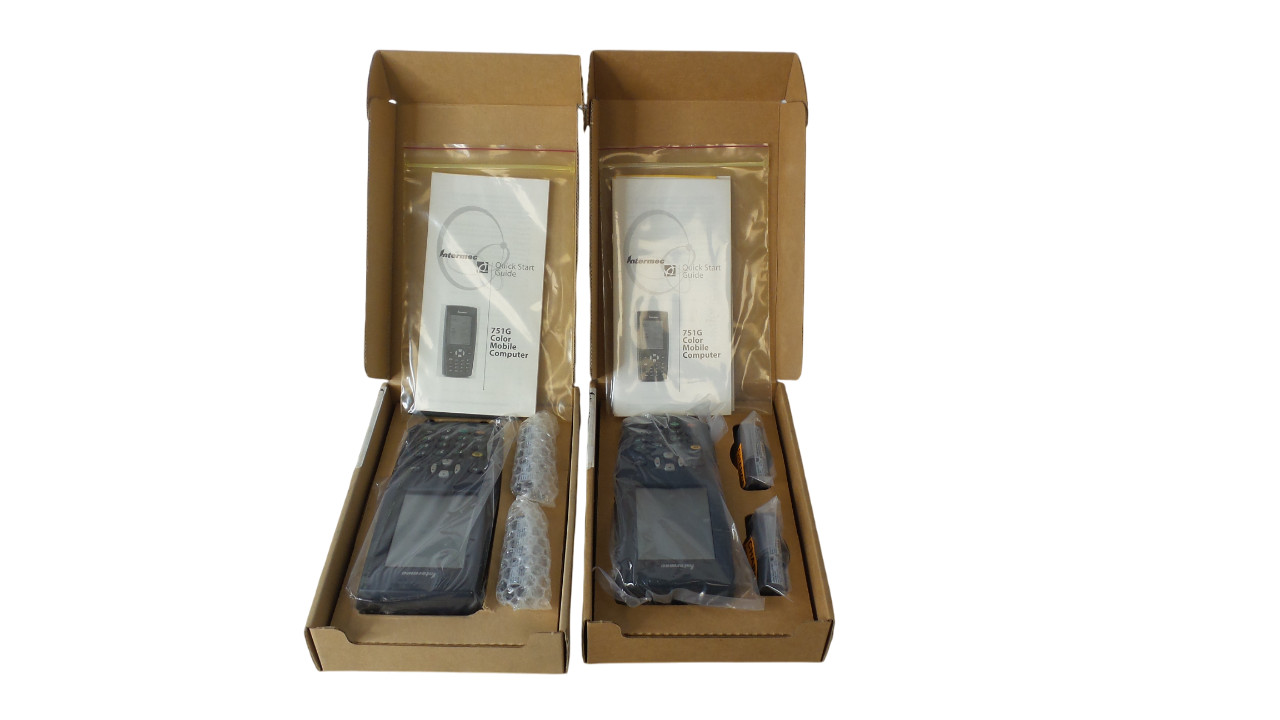 LOT OF 2 Intermec 751G Handheld Barcode Scanner  - Free Shipping