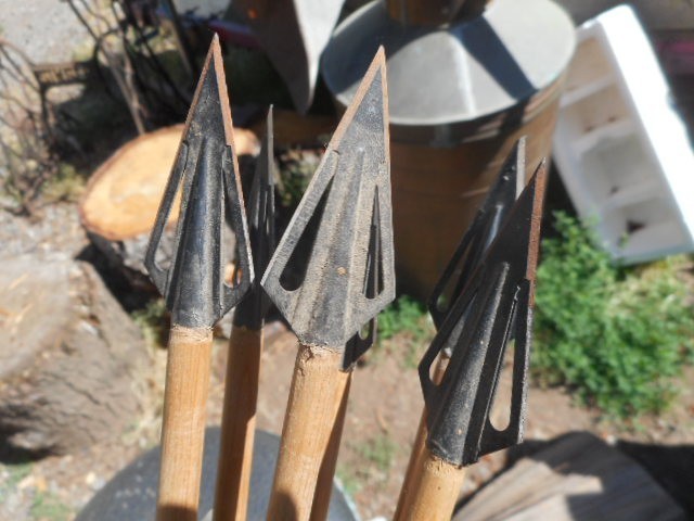Vintage Arrows with NUGEBLADE Broadheads