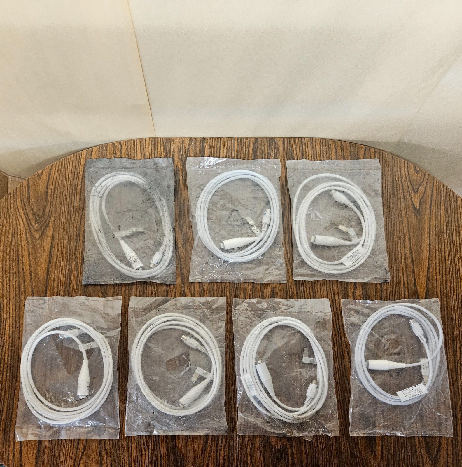 7x Jeron 6835 28VDC @ 10mA White Call Cord