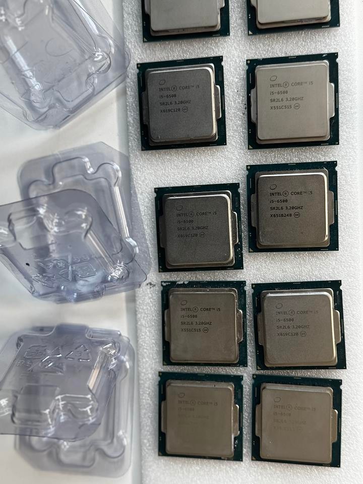 Lot of 10 Intel Core i5-6500 3.20GHz Quad-Core CPU SR2L6 LGA1151 - Tested Pulls