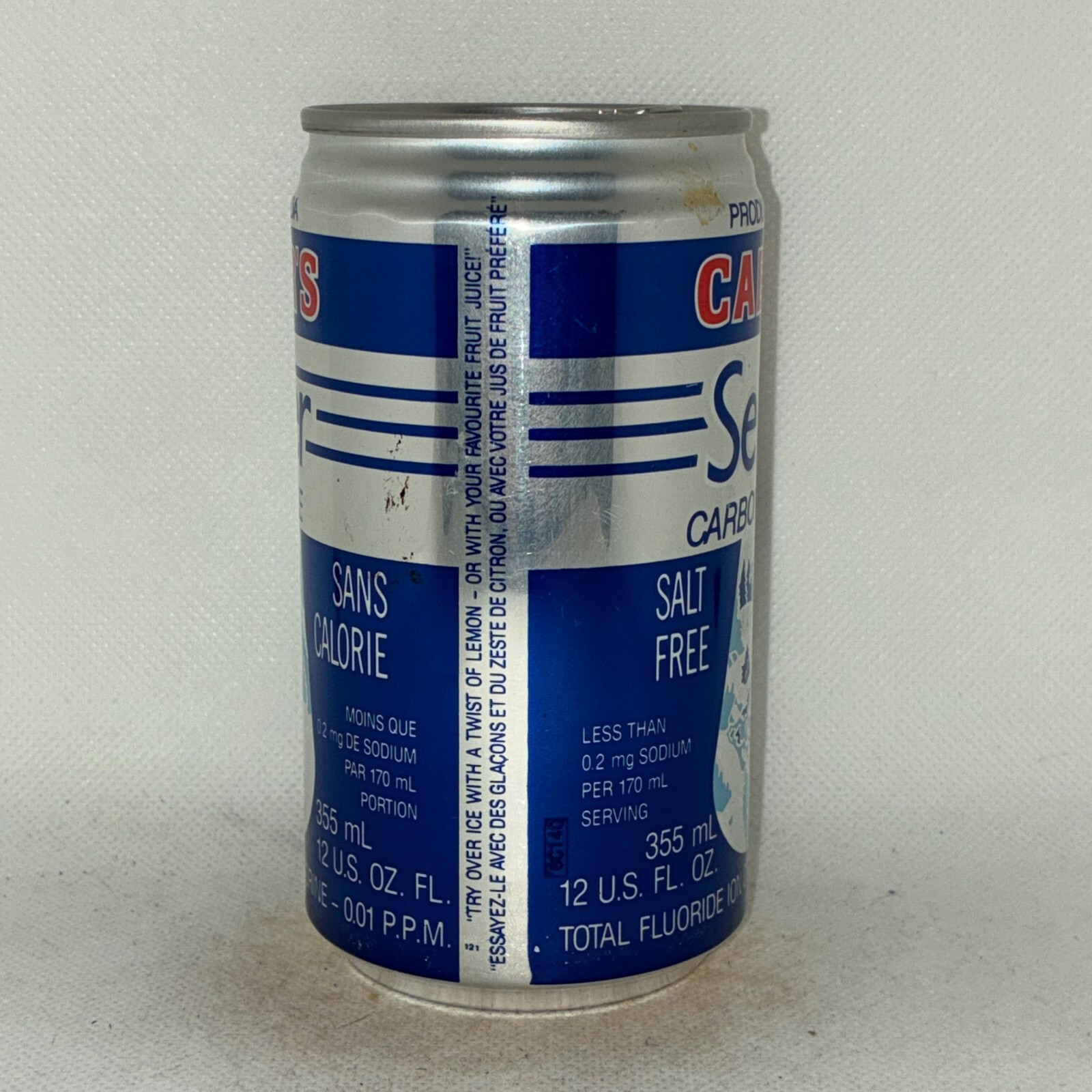 Caesar's Seltzer carbonated water can, Canada