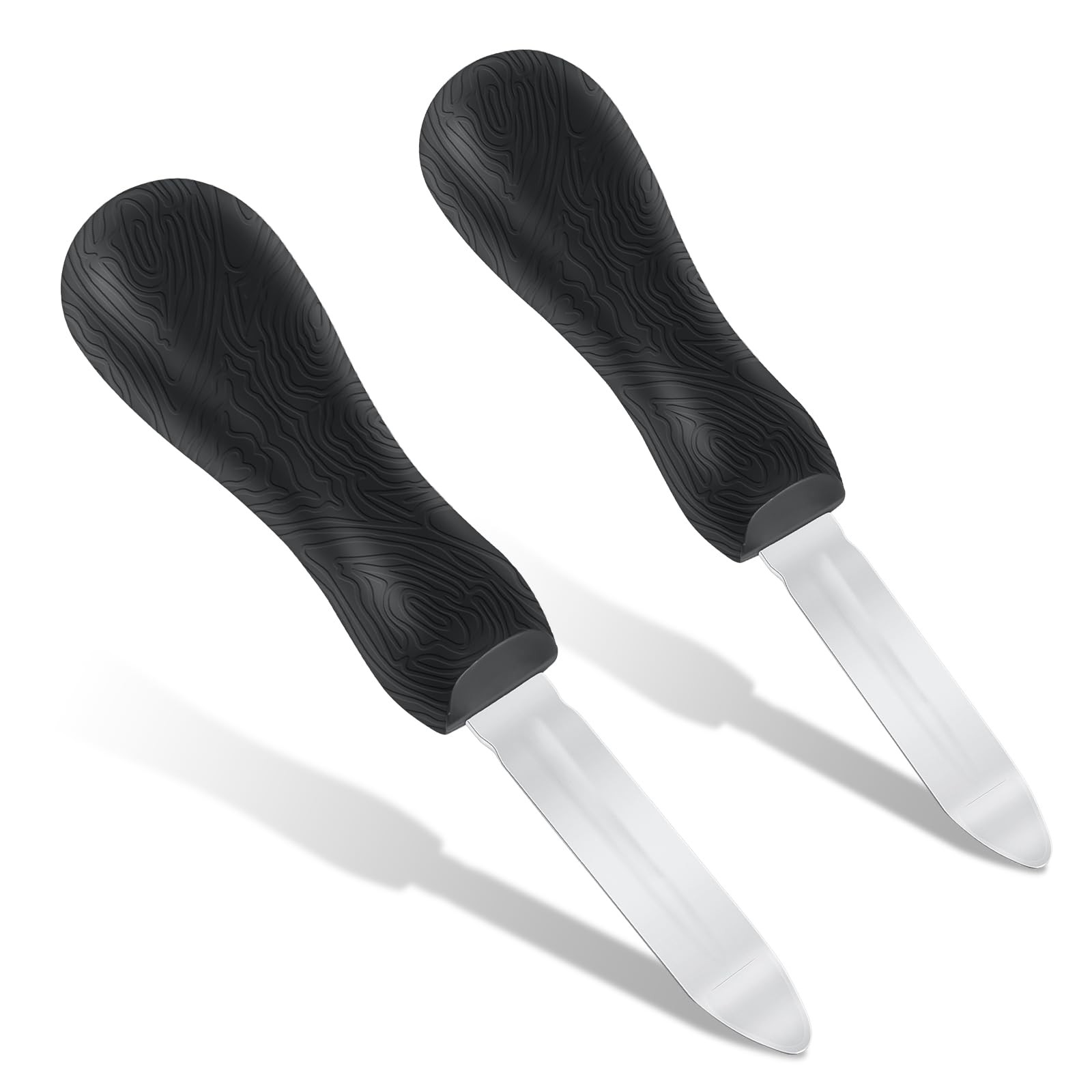 Oyster Shucking Knife - 2 Pack Professional Oyster Knife for All Kinds of She