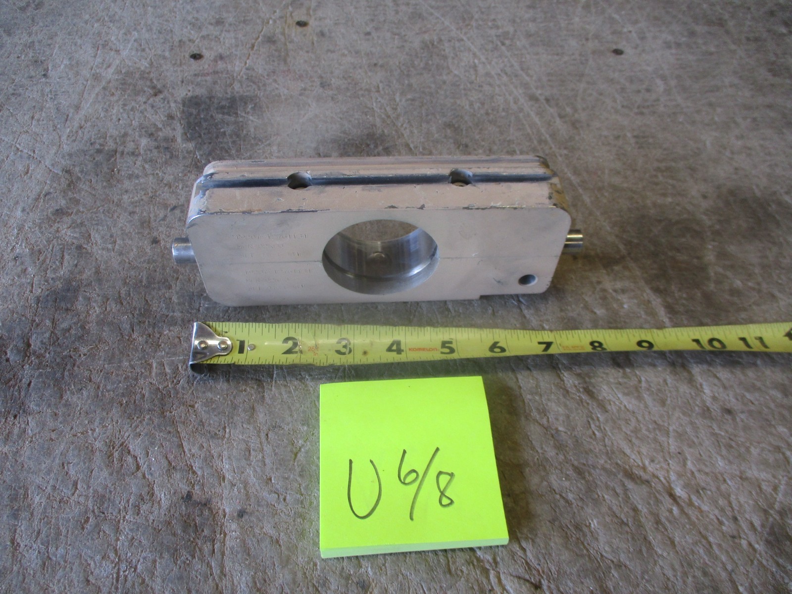 Used Heavy Steel Mounting Bracket for DVE Sensor in Armored Vehicle
