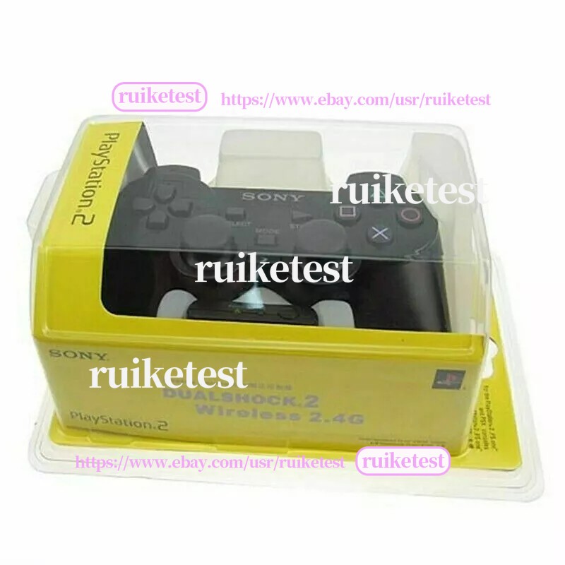 1PCS OEM-Wireless Controller for Playstation 2 PS2-Black-