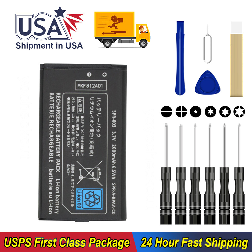 For Nintendo 3DS XL Console RED-001 Battery SPR-003 GENCA-029 Replacement Tool