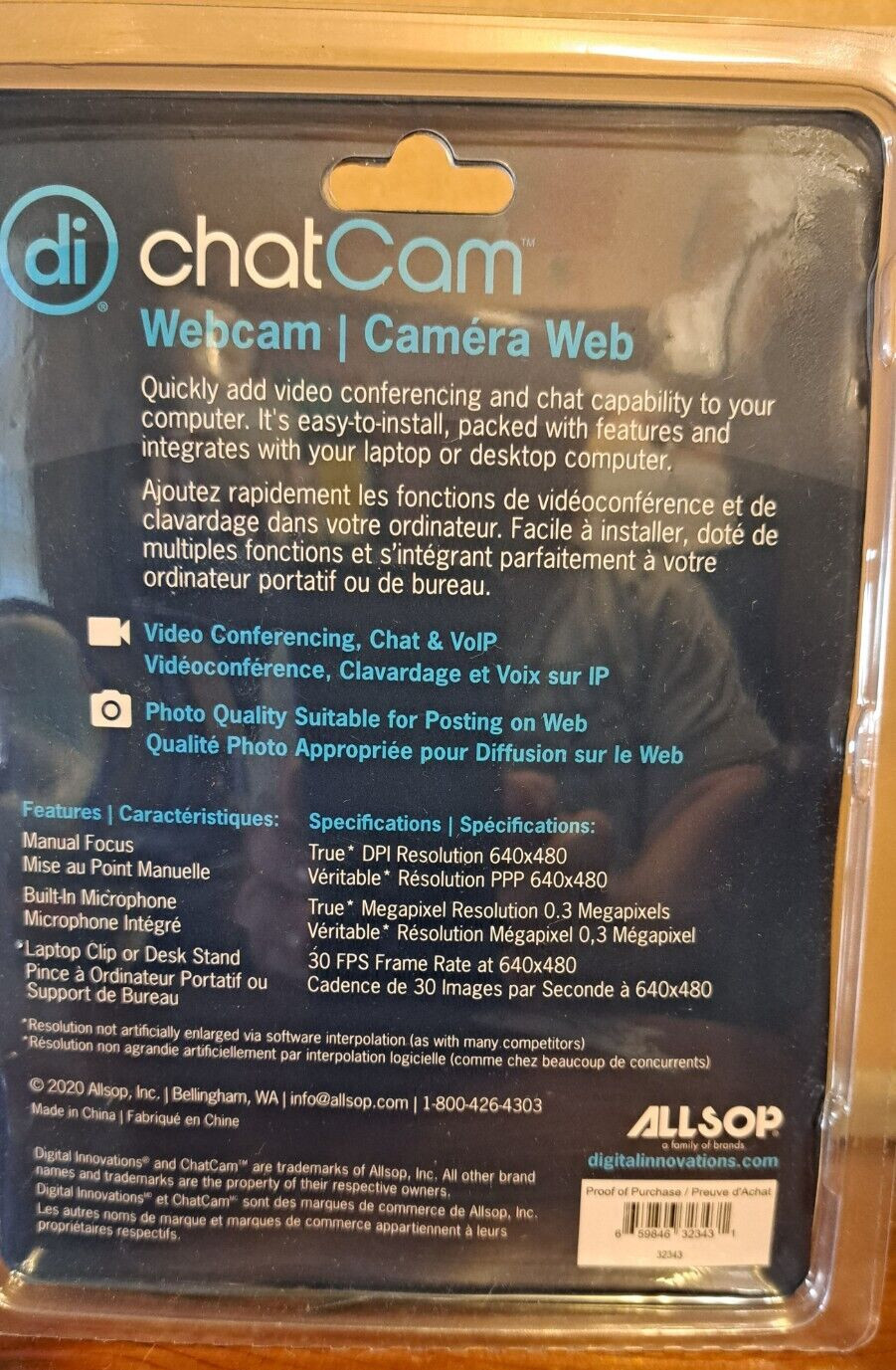 Digital Innovations ChatCam Webcam
