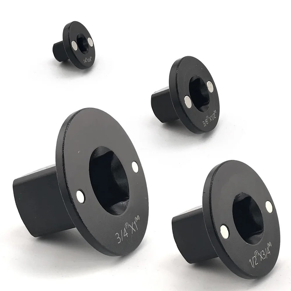 4-Pack Low Profile Impact Socket Adapter Set, Drive Reducing Ratchet Adapter Set