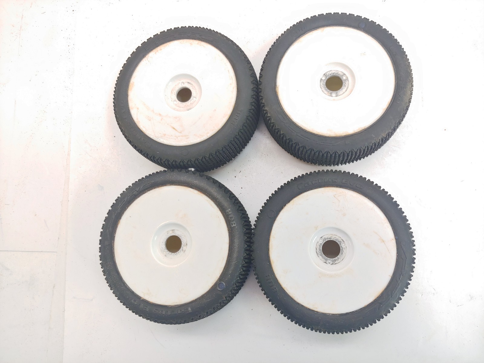 4 VP-Pro Cactus Evo 808 1/8 Buggy Tires on 17mm Hex Wheels Associated Losi Tekno