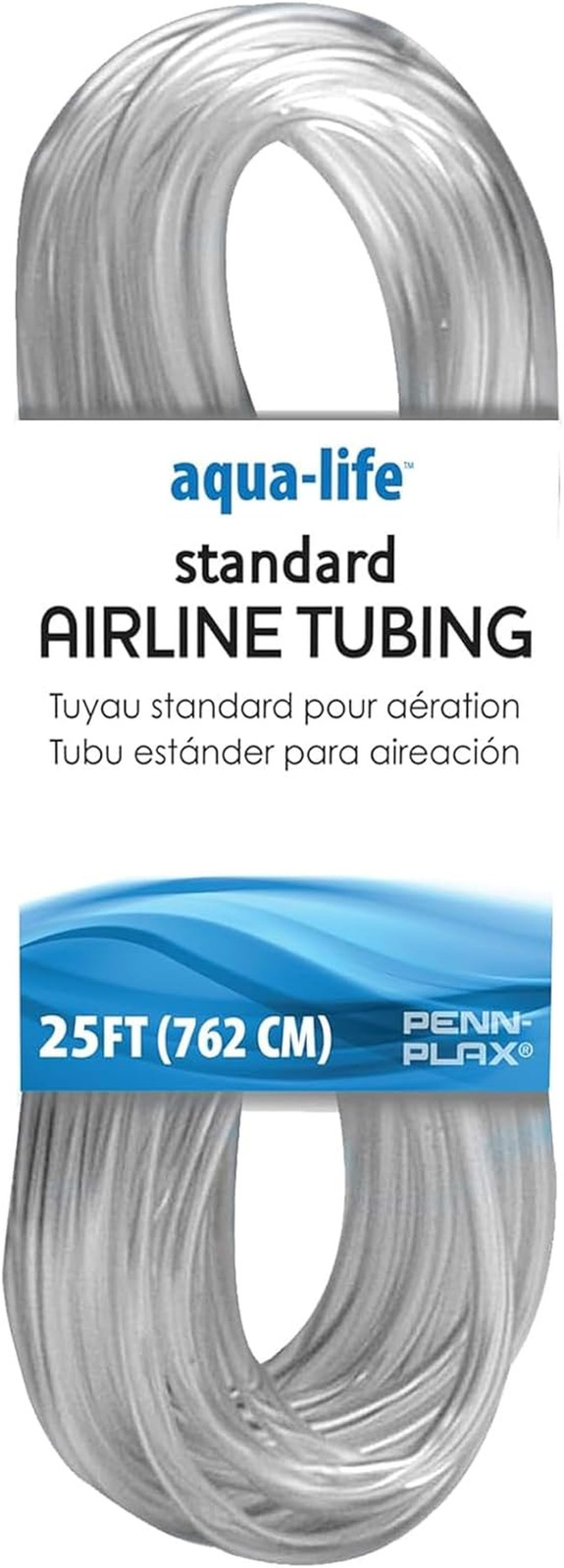 Aqua-Life Standard Airline Tubing - 3/16 Inch Flexible Airline Hose for Aquarium