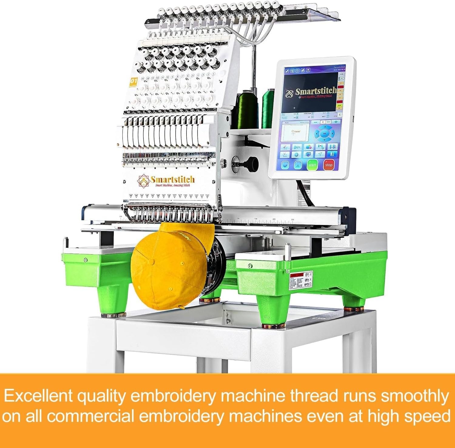 Single Huge Spool 5000M Each Polyester Embroidery Machine Thread 40WT for Com...