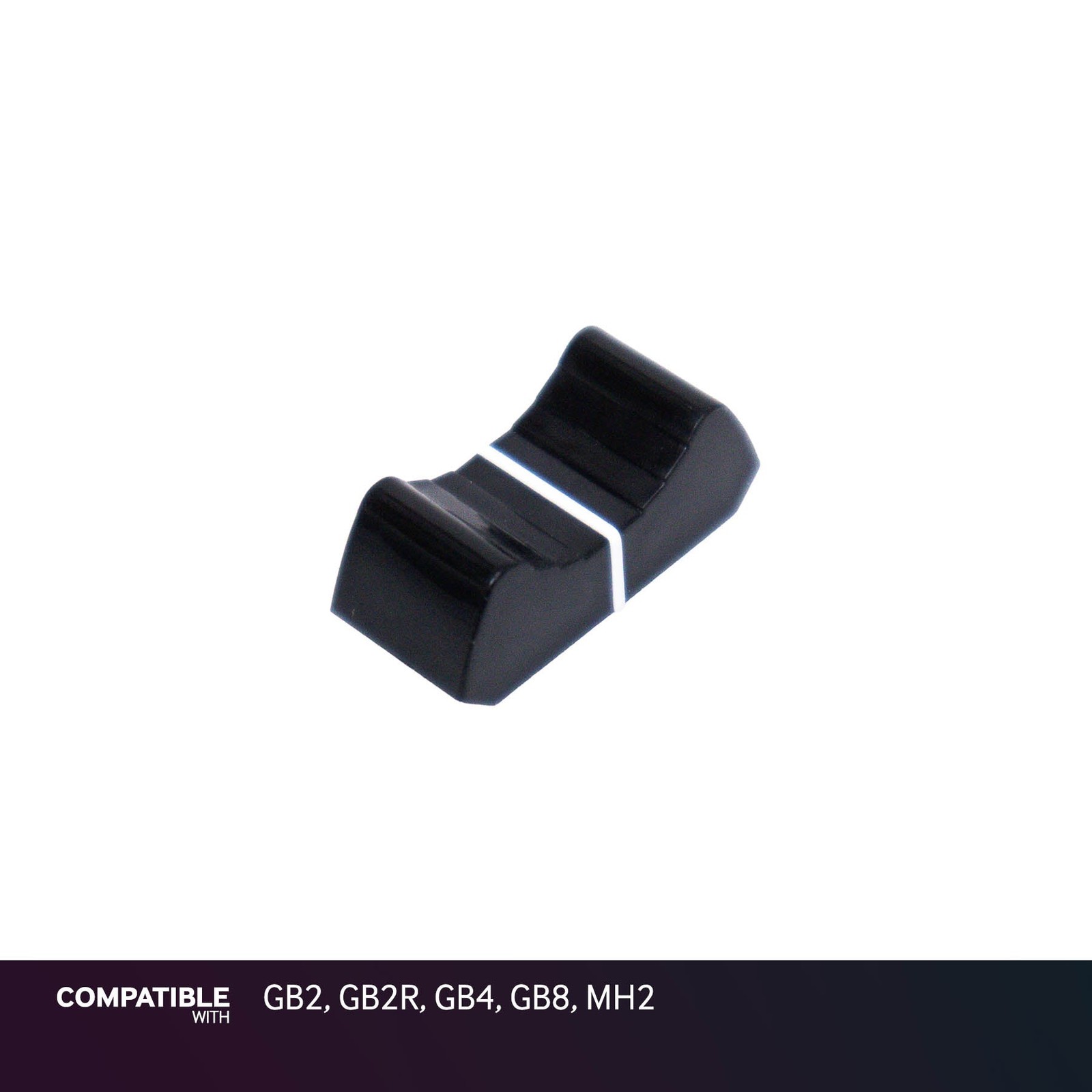 Soundcraft Black Fader Cap for GB2, GB2R, GB4, GB8, MH2