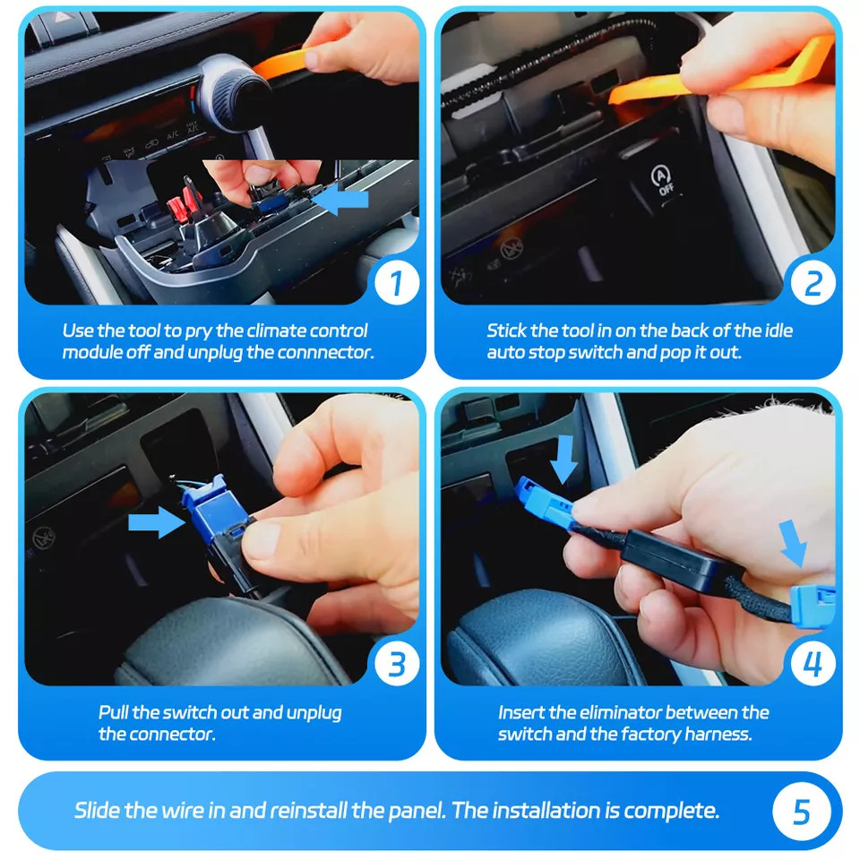 Auto Disable Automatic Start Stop Eliminator Canceller For Toyota RAV4 2019-2024