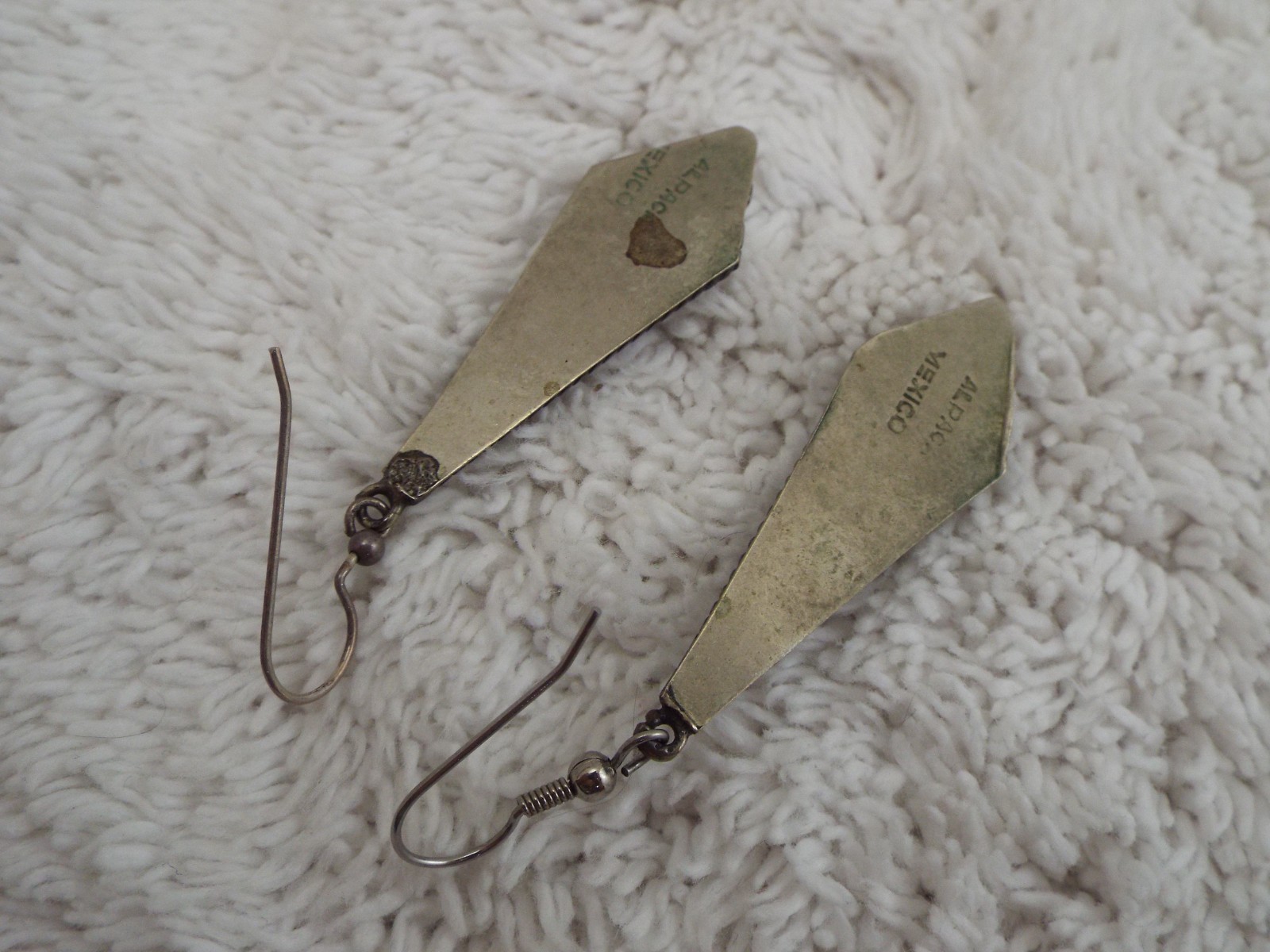 ALPACA MEXICO Abalone Pierced Earrings (G29)