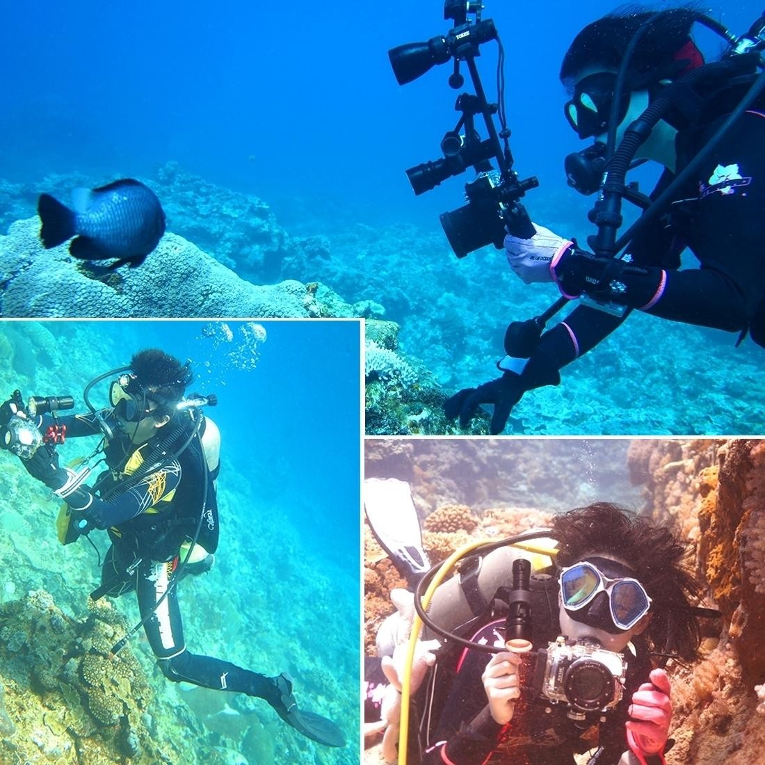 PULUZ Shutter Release Trigger Extension Adapter Lever Mount for Underwater