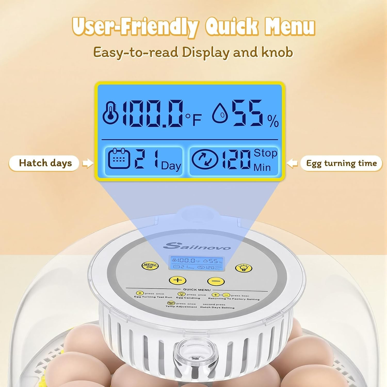 All-in-One 18 Egg Incubator: Clear View, Temperature Stability, and Easy Setup