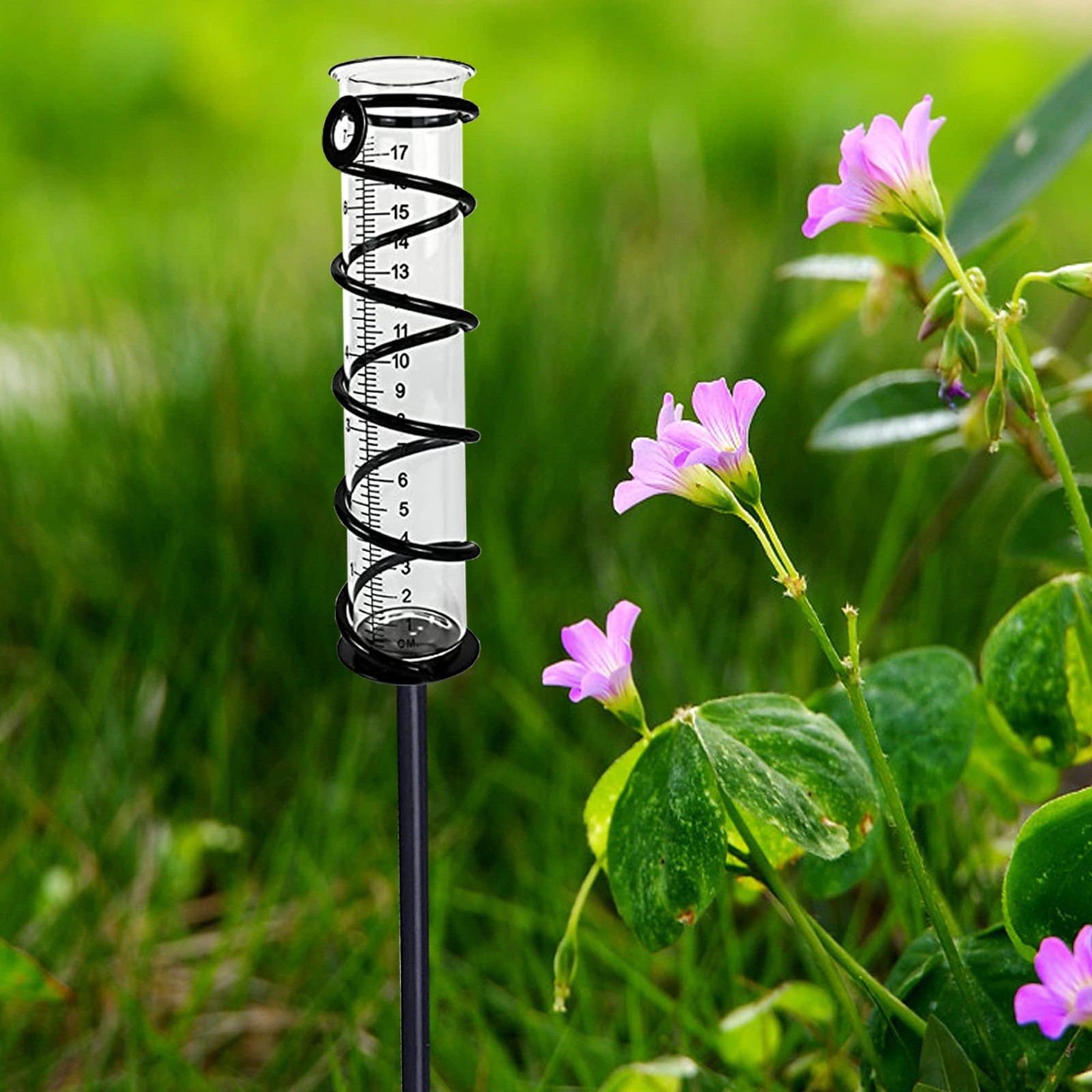 BIUWING 7 inch Rain Gauge 2.16 x 8.26 inches, 2pcs Tube