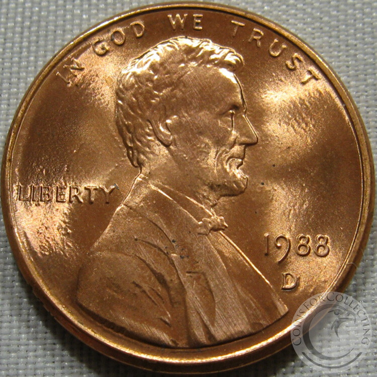 1988-D UNC LINCOLN MEMORIAL PENNY NICE COIN **MAKE AN OFFER**
