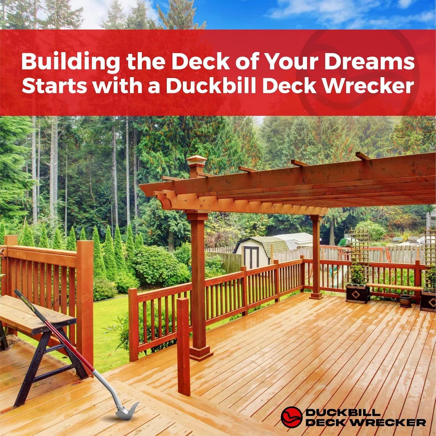 The Original Deck Wrecker Deck Board Removal Tool.