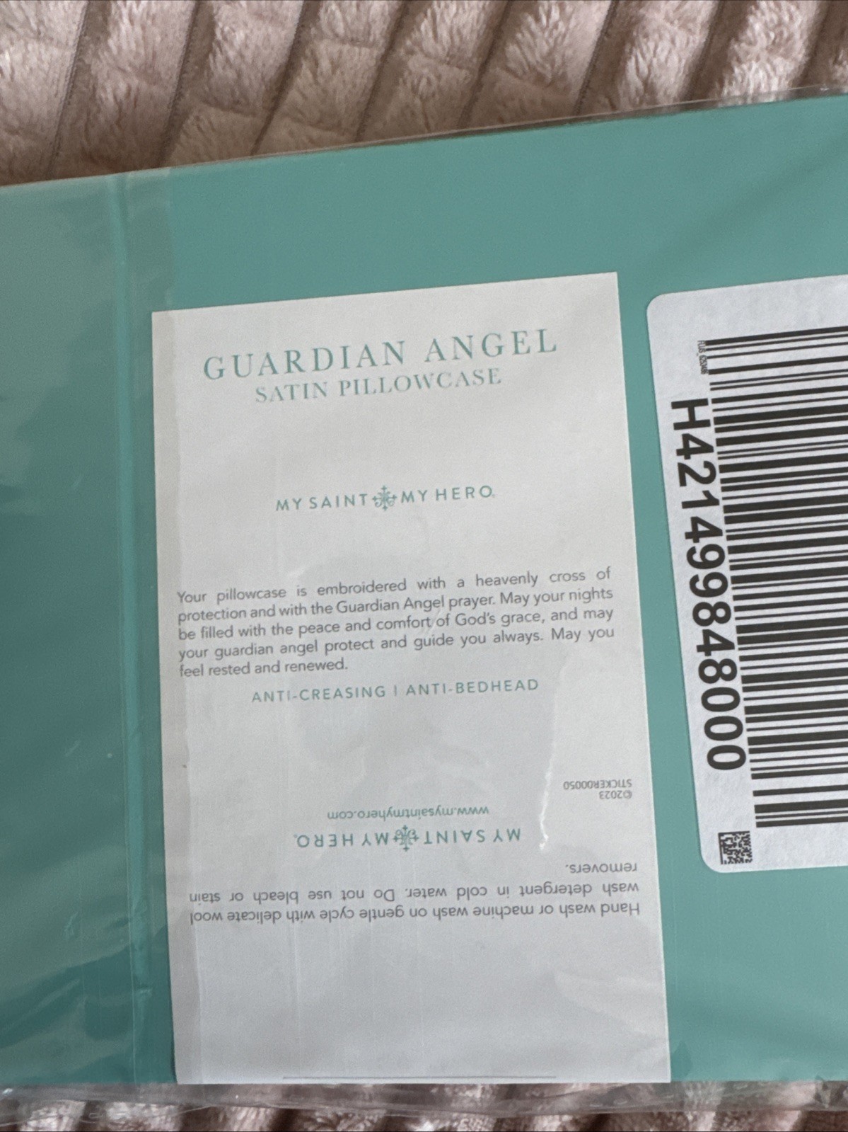 Guardian angel satin pillowcases