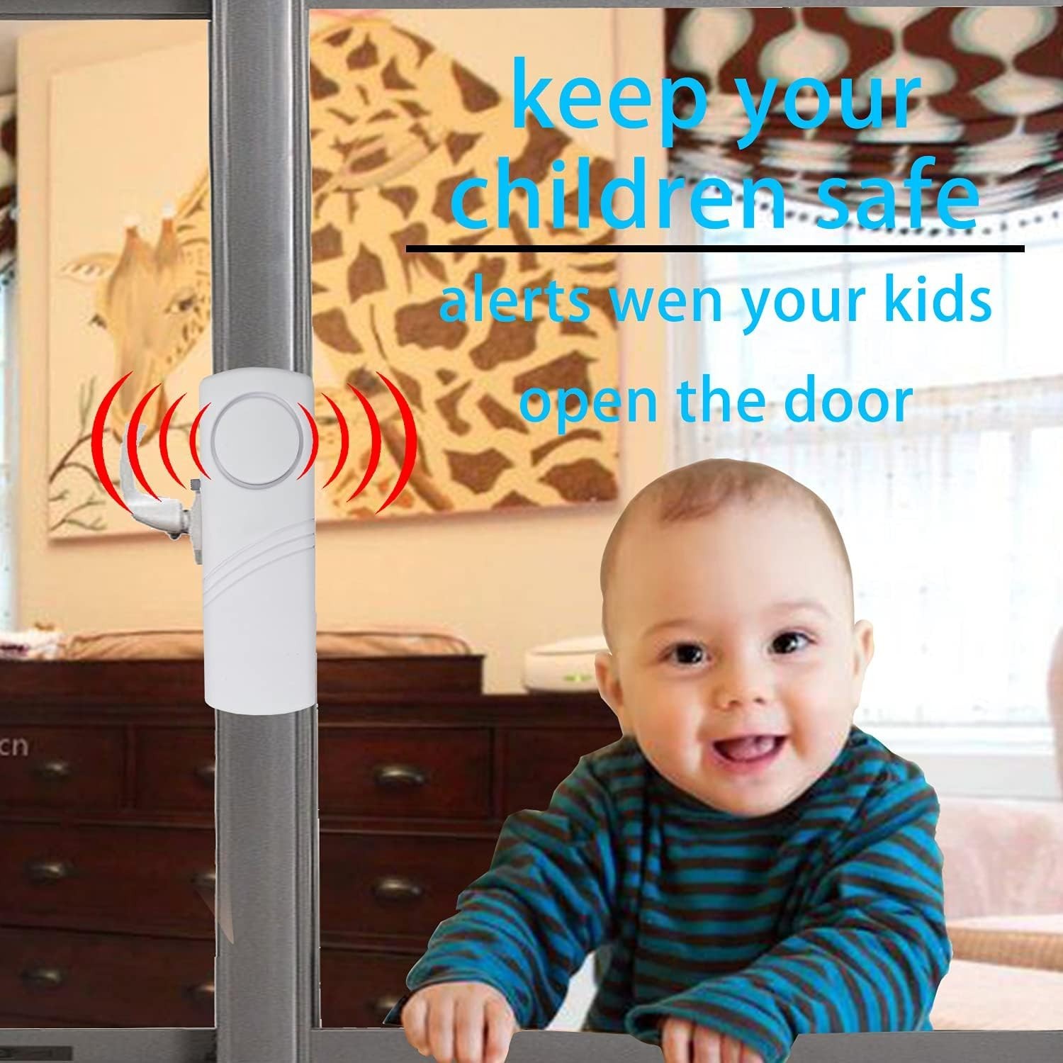 Secure Home 2-Pack Window and Door Alarm - Long Battery Life, Easy Setup