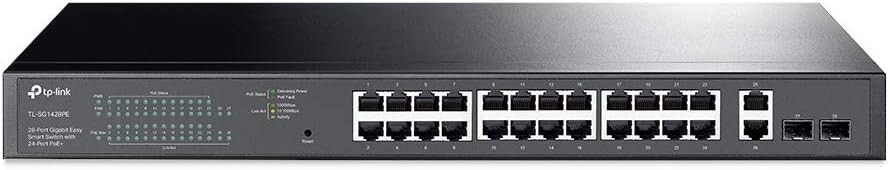 TL-SG1428PE 24 Port Gigabit PoE Switch Easy Smart Managed 24 PoE+ Port @250W w/
