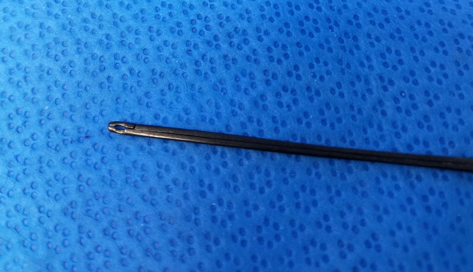 Richards 13-1024 Cupped Forceps, Ebony, Straight, 2.8"